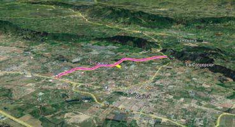 Alignment of the Cajicá Ring Road